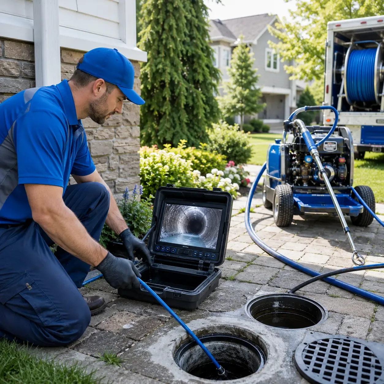 Outdoor drain cleaning professionals serving Agenda, KS